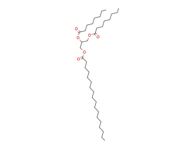 1,2-bis-octanoyloxy-3-stearoyloxy-propane