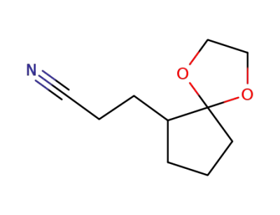 3-(2,2-etylenedioxycyclopentyl)propionitrile