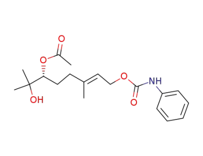 (6R,2E)-6-Acetoxy-7-hydroxy-3,7-dimethyloct-2-en-1-yl N-Phenylcarbamate