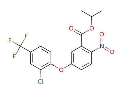 5-(2-chloro-4-trifluoromethylphenoxy)-2-nitrobenzoic acid isopropyl ester