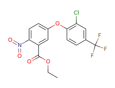 ethyl 5-(2-chloro-4-trifluoromethylphenoxy)-2-nitrobenzoate