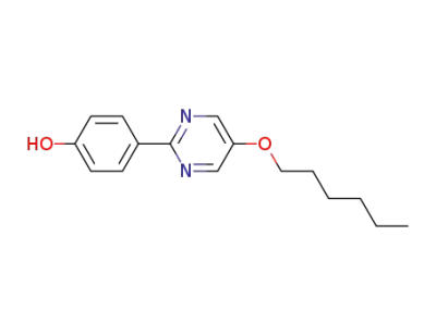 5-hexyloxy-2-[4-hydroxyphenyl]pyrimidine